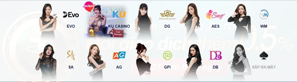 Casino KUBET đa dạng sảnh và hấp dẫn 